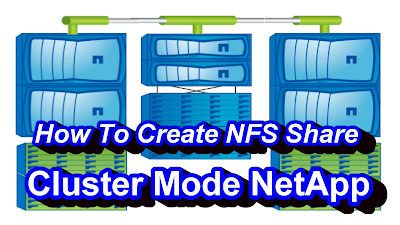 How To Create NFS share in NetApp Cluster Mode.