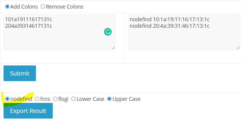 Brocade NodeFind Command